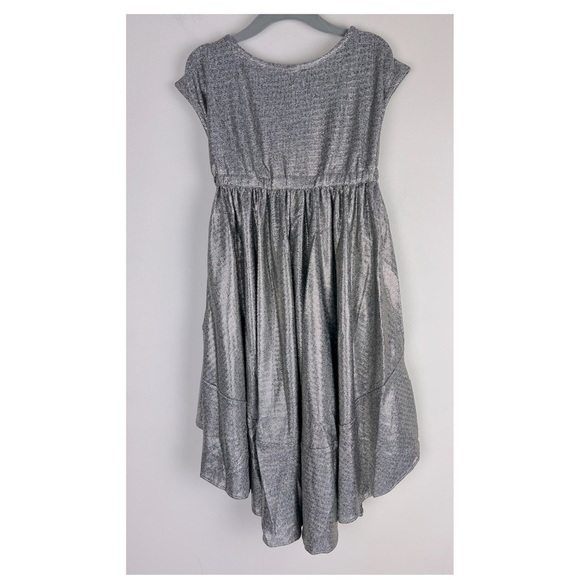 Joyfolie Cowgirl Metallic Sequins Hi Lo Divinia Dress Iron Gold | Girls 3 - Picture 5 of 11